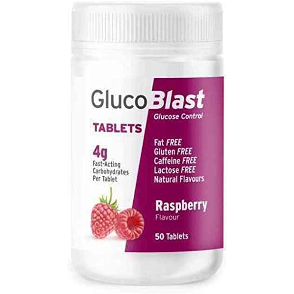 GlucoBlast Tablet Raspberry 50ct Bottle