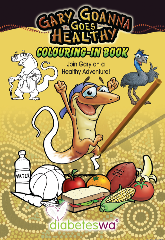 Gary Goanna Colouring Books