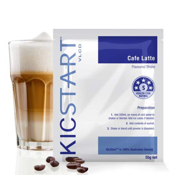 KicStart Cafe Latte 55g sachet