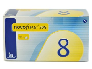 NovoFine Pen Needle 30G x 8mm (100's)