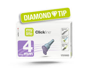 Mylife® Clickfine Diamond Pen Needle 32G x 4mm